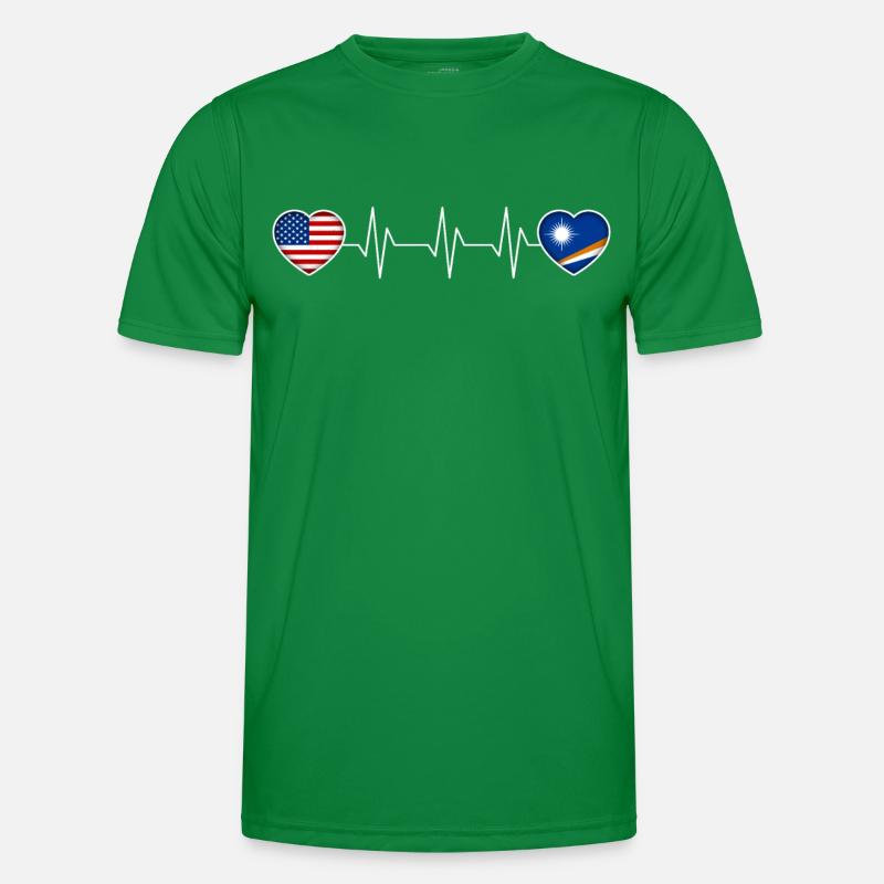 Marshallinseln Männer Funktions-T-Shirt