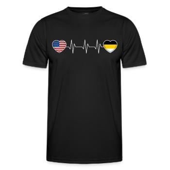 Empire russe - T-shirt sport Homme - noir - Devant - AI Model Male 178 dark (178cm)