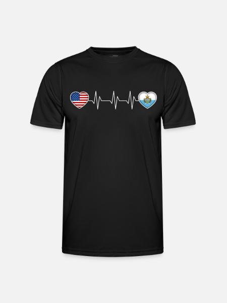 San Marino - Men's Functional T-Shirt - black