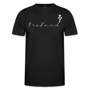 Irland - Männer Funktions-T-Shirt - Schwarz - Vorne - AI Model Male 178 dark (178cm)