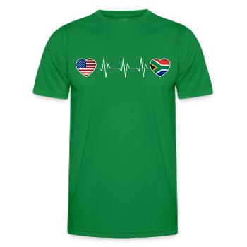 Südafrika - Männer Funktions-T-Shirt - Kelly Green - Vorne - AI Model Male 178 dark (178cm)