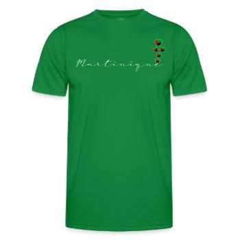 Martinique - T-shirt sport Homme - vert - Devant - AI Model Male 178 dark (178cm)