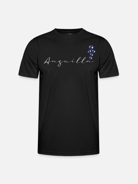 Anguilla - Men's Functional T-Shirt - black