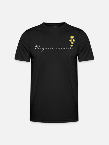 Myanmar - Men's Functional T-Shirt - black