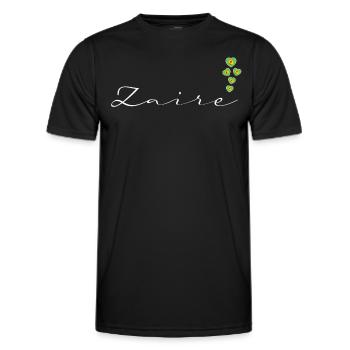 Zaire - Männer Funktions-T-Shirt - Schwarz - Vorne - AI Model Male 178 dark (178cm)