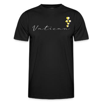 Vatican - Men's Functional T-Shirt - black - Front - AI Model Male 178 dark (178cm)