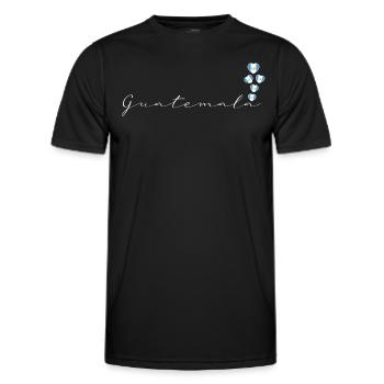 Guatemala - T-shirt sport Homme - noir - Devant - AI Model Male 178 dark (178cm)