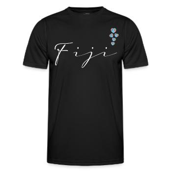 Fiji - Men's Functional T-Shirt - black - Front - AI Model Male 178 dark (178cm)