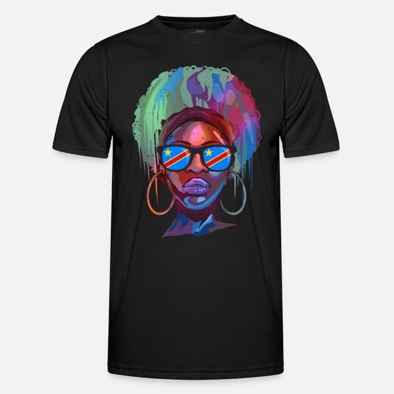 République démocratique du Congo T-shirt sport Homme
