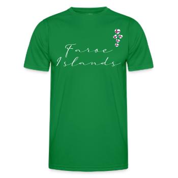Färöer Inseln - Männer Funktions-T-Shirt - Kelly Green - Vorne - AI Model Male 178 dark (178cm)