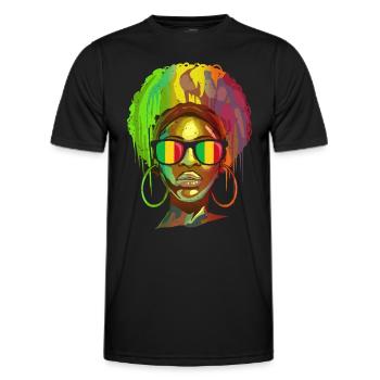 Mali - T-shirt sport Homme - noir - Devant - AI Model Male 178 dark (178cm)