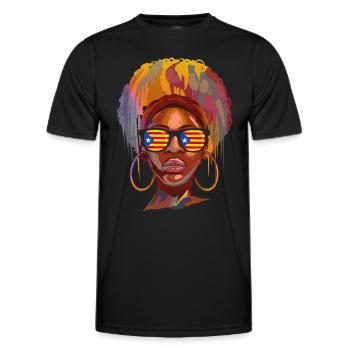 Catalonia - Men's Functional T-Shirt - black - Front - AI Model Male 178 dark (178cm)