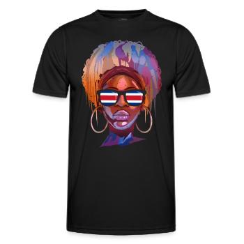 Costa Rica - Männer Funktions-T-Shirt - Schwarz - Vorne - AI Model Male 178 dark (178cm)