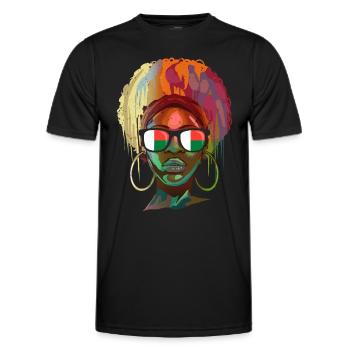 Madagascar - Men's Functional T-Shirt - black - Front - AI Model Male 178 dark (178cm)