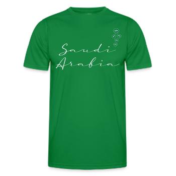 Saudi Arabia - Men's Functional T-Shirt - kelly green - Front - AI Model Male 178 dark (178cm)
