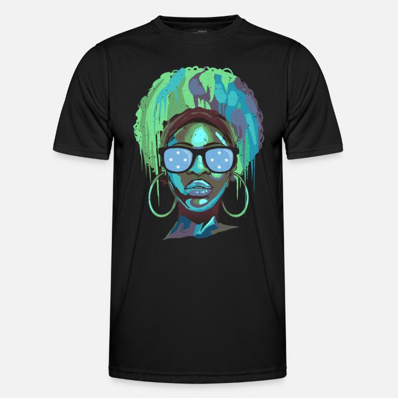 Micronesia - Men's Functional T-Shirt - black