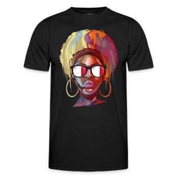 Malte - T-shirt sport Homme - noir - Devant - AI Model Male 178 dark (178cm)