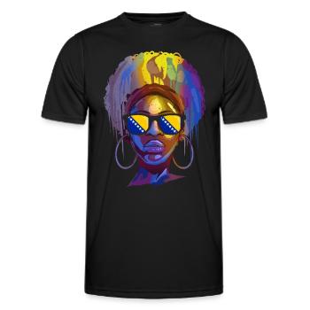 Bosnien und Herzegowina - Männer Funktions-T-Shirt - Schwarz - Vorne - AI Model Male 178 dark (178cm)