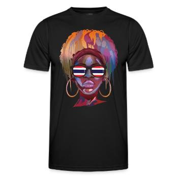 Thailand - Männer Funktions-T-Shirt - Schwarz - Vorne - AI Model Male 178 dark (178cm)
