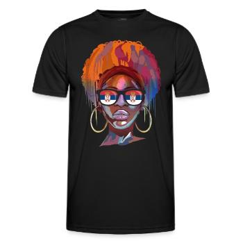 Serbien - Männer Funktions-T-Shirt - Schwarz - Vorne - AI Model Male 178 dark (178cm)
