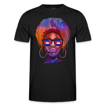 Cambodge - T-shirt sport Homme - noir - Devant - AI Model Male 178 dark (178cm)