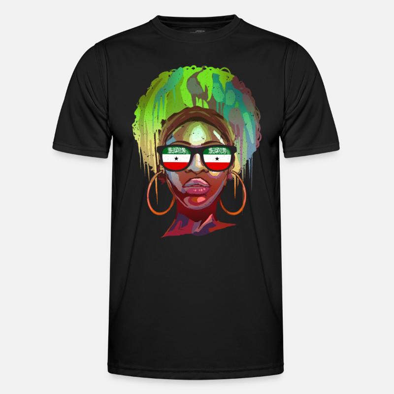 Somaliland - Men's Functional T-Shirt - black