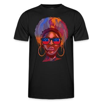 Samoa - Männer Funktions-T-Shirt - Schwarz - Vorne - AI Model Male 178 dark (178cm)
