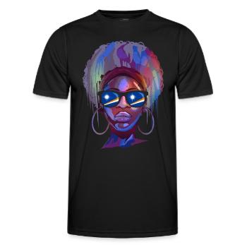 Marshallinseln - Männer Funktions-T-Shirt - Schwarz - Vorne - AI Model Male 178 dark (178cm)