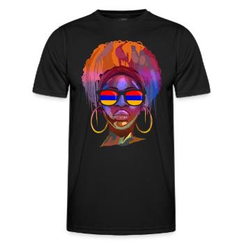 Armenien - Männer Funktions-T-Shirt - Schwarz - Vorne - AI Model Male 178 dark (178cm)