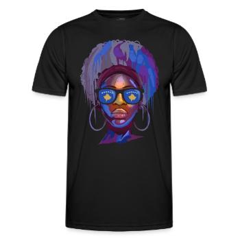 Kosovo - Männer Funktions-T-Shirt - Schwarz - Vorne - AI Model Male 178 dark (178cm)