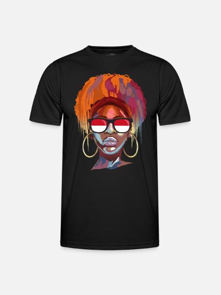 Indonesia - Men's Functional T-Shirt - black