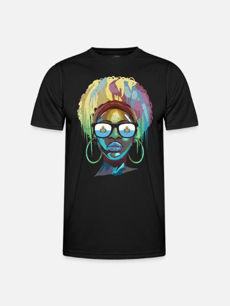Saint-Marin - T-shirt sport Homme - noir