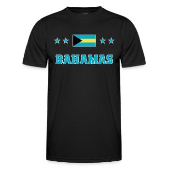 Bahamas - T-shirt sport Homme - noir - Devant - AI Model Male 178 dark (178cm)