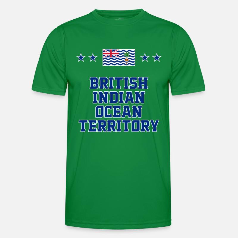 British Indian Ocean Territory Men's Functional T-Shirt