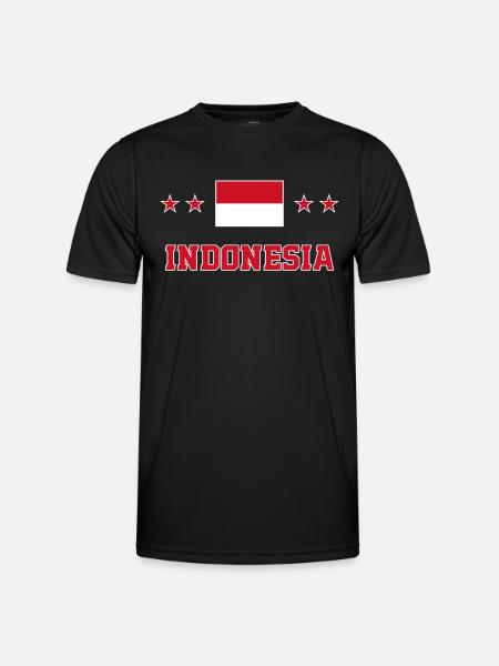 Indonesia - Men's Functional T-Shirt - black
