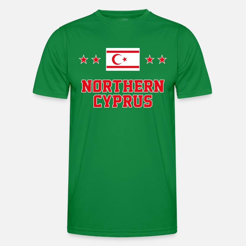 Nordzypern Männer Funktions-T-Shirt