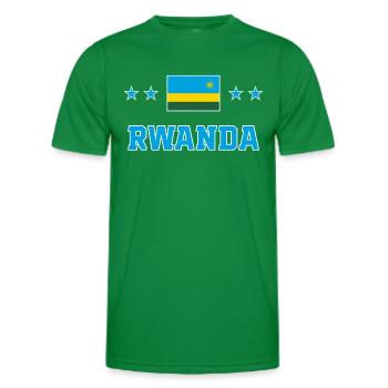 Ruanda - Männer Funktions-T-Shirt - Kelly Green - Vorne - AI Model Male 178 dark (178cm)