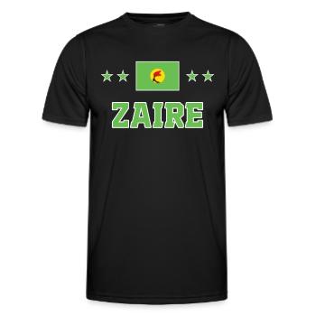 Zaire - Men's Functional T-Shirt - black - Front - AI Model Male 178 dark (178cm)