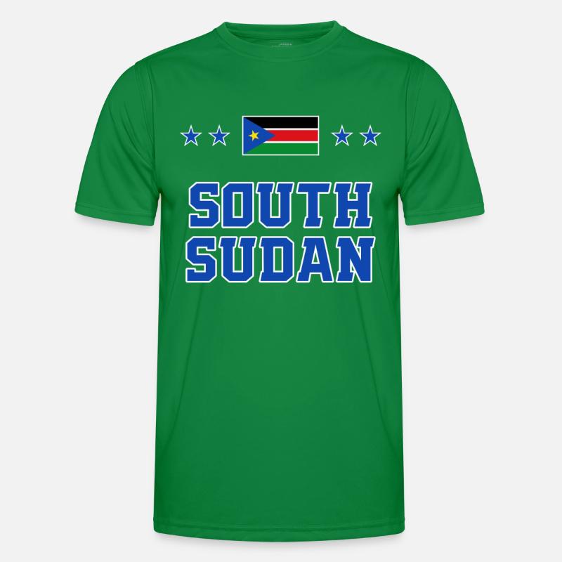 Südsudan Männer Funktions-T-Shirt