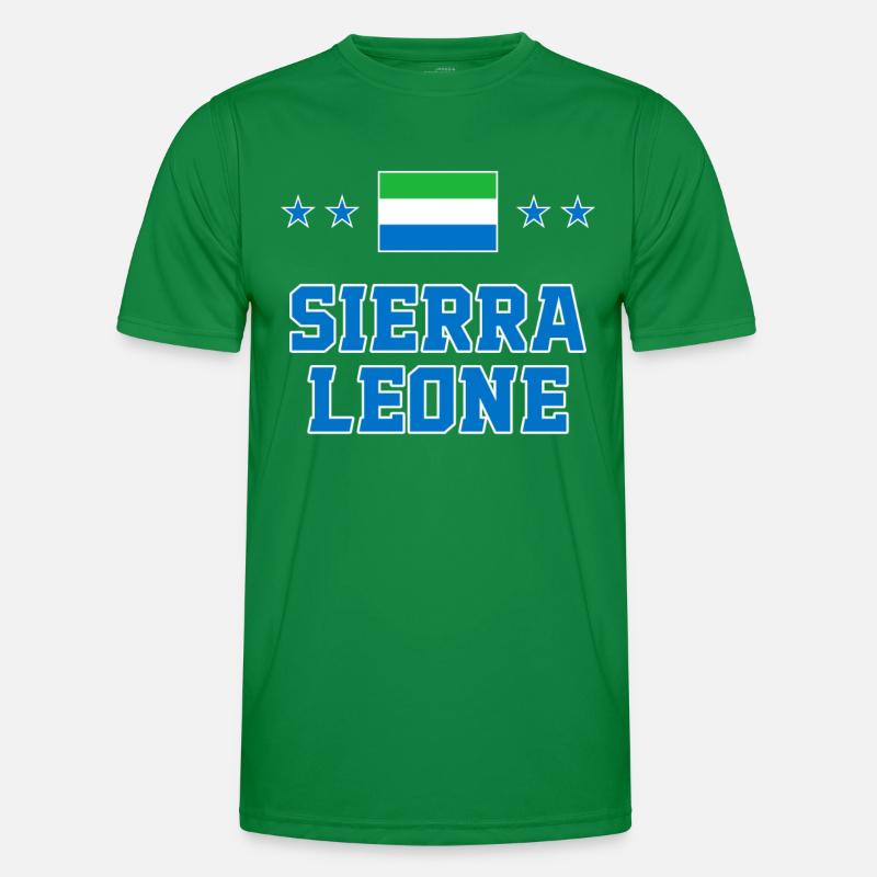 Sierra Leone Männer Funktions-T-Shirt