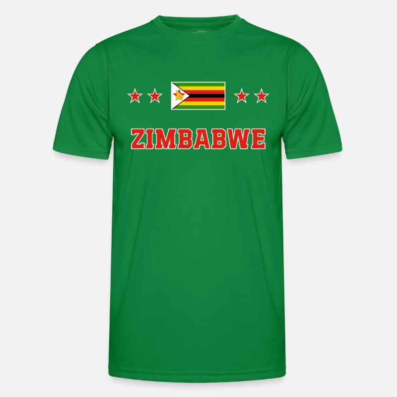 Zimbabwe Men's Functional T-Shirt