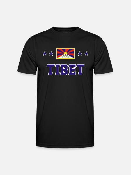 Tibet - T-shirt sport Homme - noir
