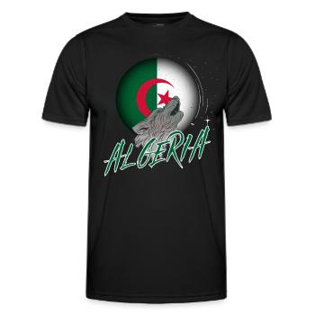 Algerien - Männer Funktions-T-Shirt - Schwarz - Vorne - AI Model Male 178 dark (178cm)