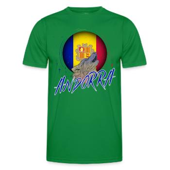 Andorra - Männer Funktions-T-Shirt - Kelly Green - Vorne - AI Model Male 178 dark (178cm)
