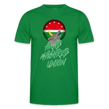 Union du Maghreb arabe - T-shirt sport Homme - vert - Devant - AI Model Male 178 dark (178cm)