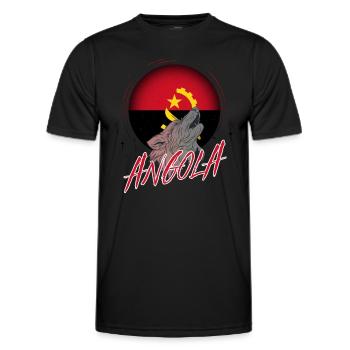 Angola - T-shirt sport Homme - noir - Devant - AI Model Male 178 dark (178cm)