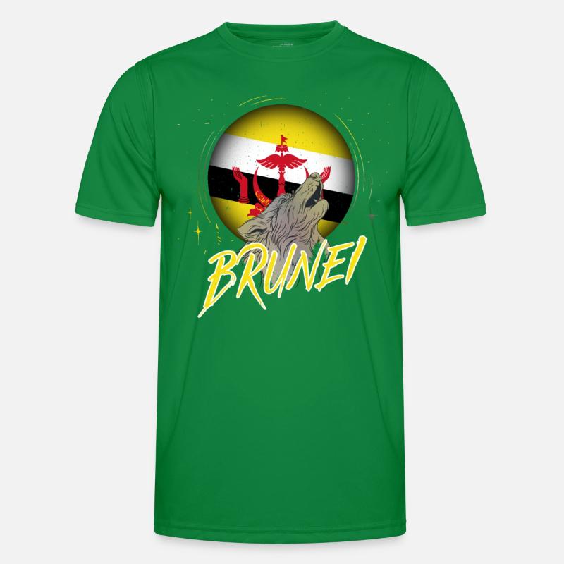 Brunei Männer Funktions-T-Shirt