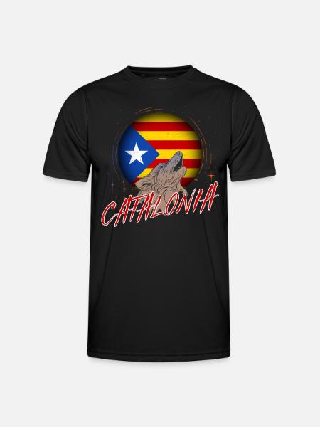 Catalogne - T-shirt sport Homme - noir
