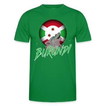 Burundi - Männer Funktions-T-Shirt - Kelly Green - Vorne - AI Model Male 178 dark (178cm)