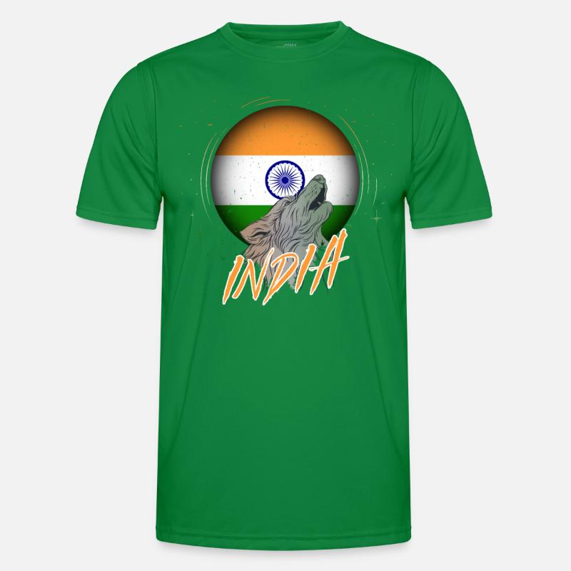 Indien Männer Funktions-T-Shirt